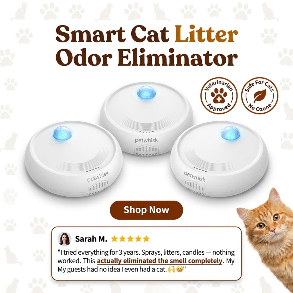 Smart Cat Litter Odor Eliminator | Destroys Litter Box Smell 24/7