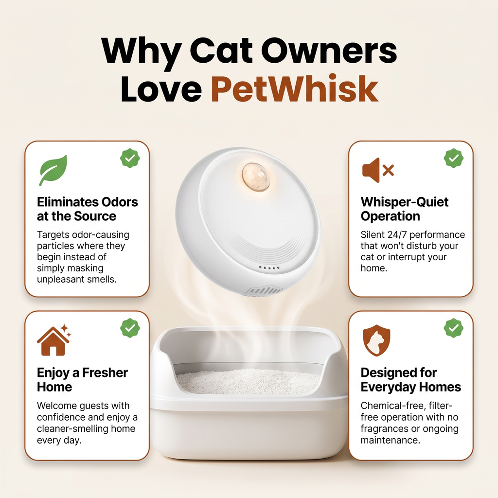 Smart Cat Litter Odor Eliminator | Destroys Litter Box Smell 24/7